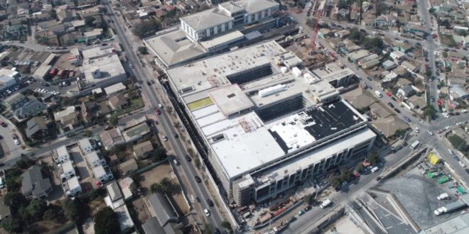 Con estrictas medidas de seguridad avanzan obras del nuevo Hospital