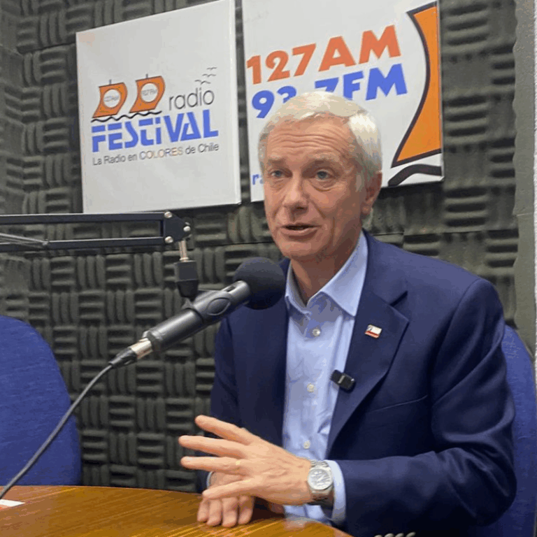 José Antonio Kast candidato Presidencial en Radio Festival